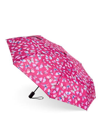 Wesoły parasol Różowe motyle