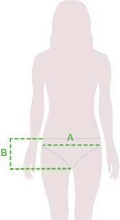 Regulowane figi bikini