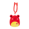 Brelok Squishmallows — Obu czerwona tropikalna żaba z haftowanymi grzybami, 9 cm