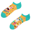 Wesołe skarpetki do sneakersów Wyluzowana lama