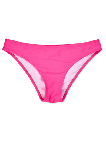 Jaskraworóżowy dół od bikini