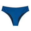 Mocno niebieski dół od bikini ze średnim stanem