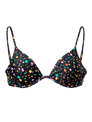Usztywniana góra od bikini Kolorowe krople