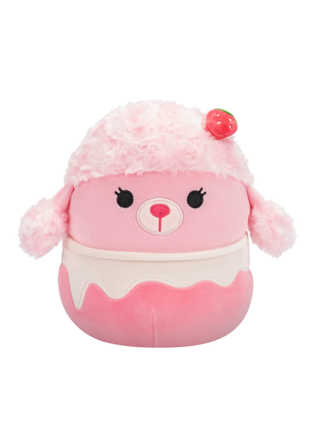 Squishmallows Pudel truskawkowy shake Chloe, 20 cm