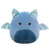 Squishmallows Niebieski nietoperz z puszystym brzuchem i metalicznymi popękanymi skrzydłami Este, 20 cm