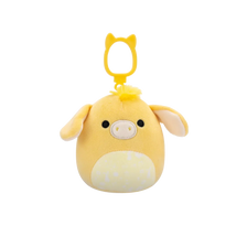 Squishmallows Przypinka różowy osioł Gavyn, 9 cm