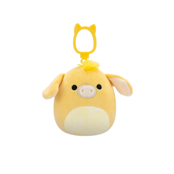 Squishmallows Przypinka różowy osioł Gavyn, 9 cm