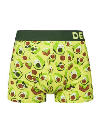 Skrócone bokserki męskie Pikselowe awokado