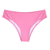 Różowy dół od bikini ze średnim stanem