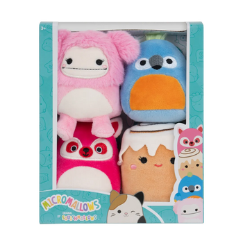 Squishmallows Micromallows 4-pak — Chanel, Brina, Lucia, Tenise