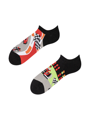 Wesołe skarpetki do sneakersów Wyścigi formuły