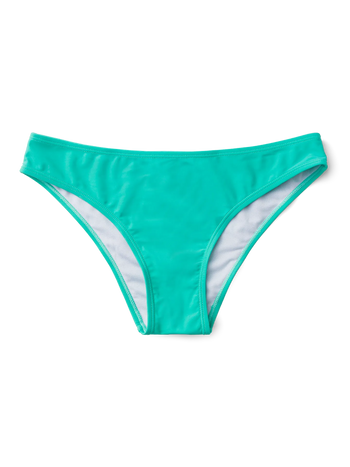 Akwamarynowozielony dół od bikini