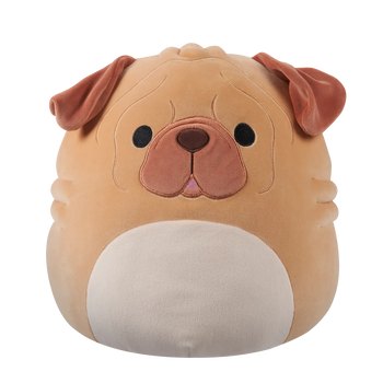 Squishmallows Brązowy pies shar pei Morton, 30 cm