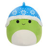 Squishmallows zielony dinozaur w niebieskim kapeluszu Danny, 20 cm