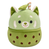 Squishmallows Czerwona panda z zieloną herbatą z bąbelkami, 20 cm