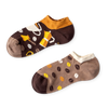 Wesołe skarpetki do sneakersów Ziarna kawy