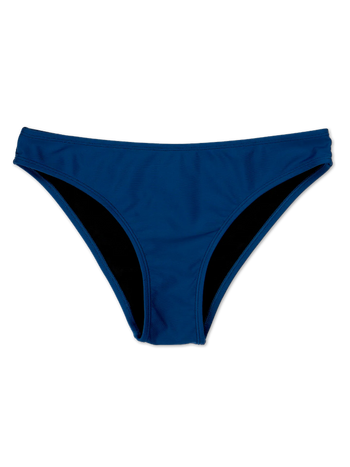 Mocno niebieski dół od bikini