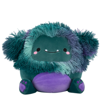 Squishmallows Ciemnoturkusowa wielka stopa z fioletowym brzuchem JT, 20 cm
