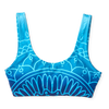 Góra od sportowego wesołego bikini Wodna mandala