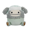 Squishmallows szara wielka stopa Evita w czapce traperskiej, 20 cm