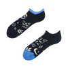 Wesołe skarpetki do sneakersów Kot i księżyc