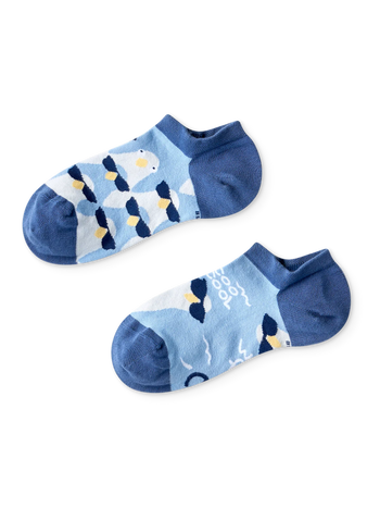 Wesołe skarpetki do sneakersów Efektowne gołębie
