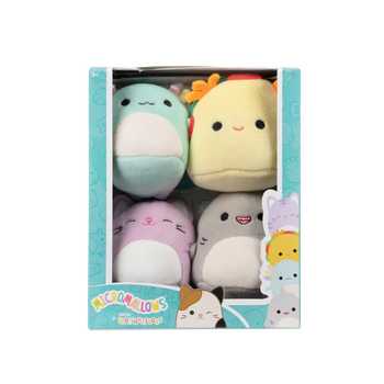 Squishmallows Micromallows 4-pak — Gordon, Tex, Tabitha, Irina