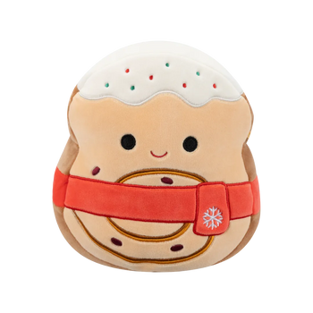 Squishmallows tost cynamonka z czerwonym szalikiem Davey, 20 cm
