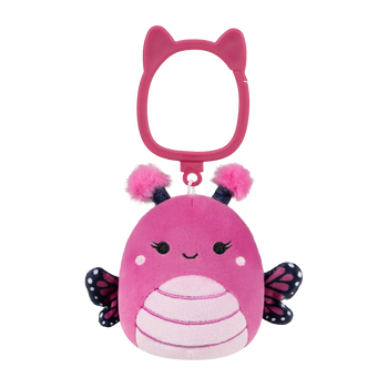 Brelok Squishmallows — Marcelina malinowo-różowy motyl, 9 cm